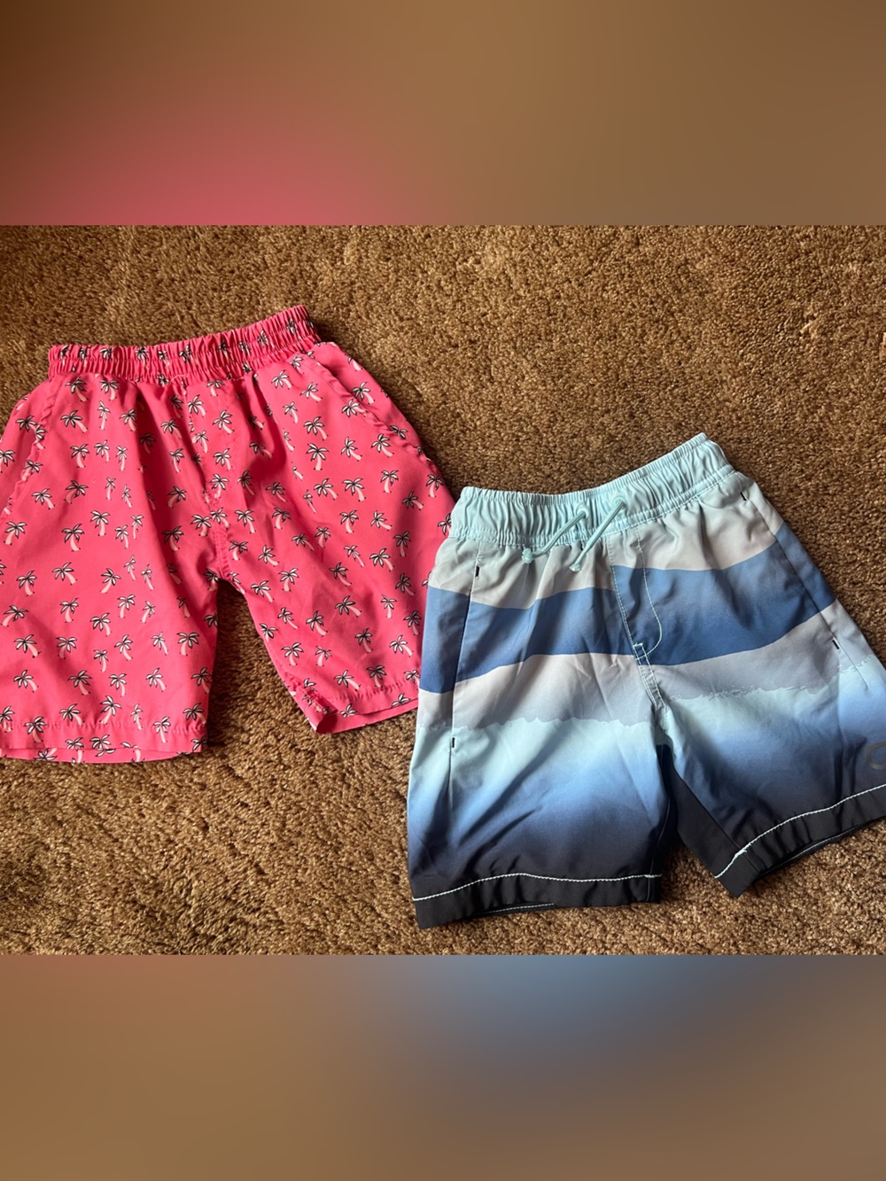 GAP BOYS  Swim Shorts & GAP Blue Gradient Stripe Swim Trunks